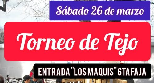 Torneo de Tejo en entrada Los Maquis.