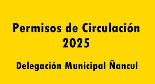 Permiso de circulación 2025 – Ñancul